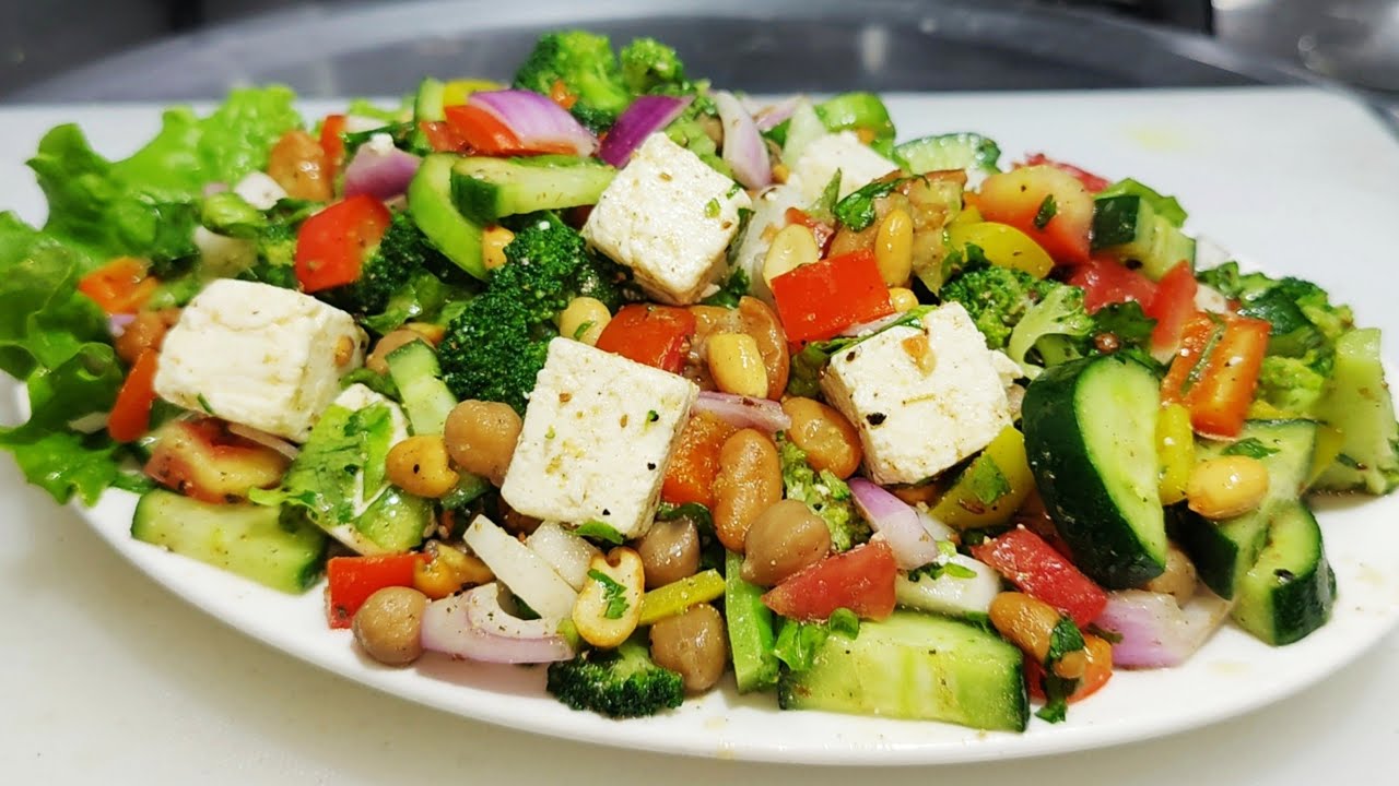 Homemade Paneer Salad